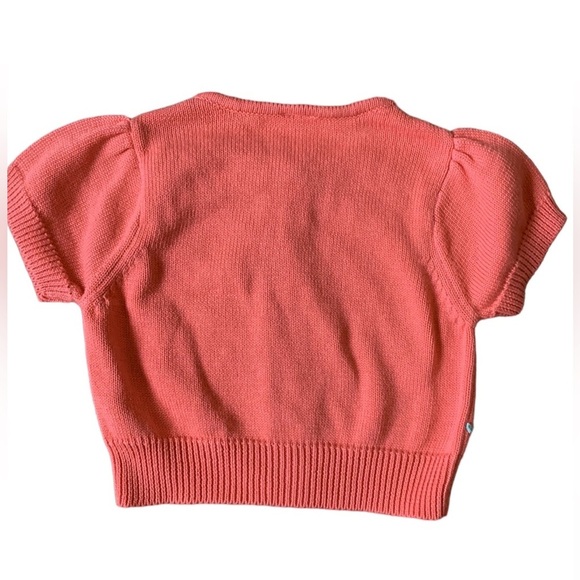 Gymboree Made With Love Butterfly Cardigan Sweater 3-6 Months Cotton Easter - Picture 2 of 5